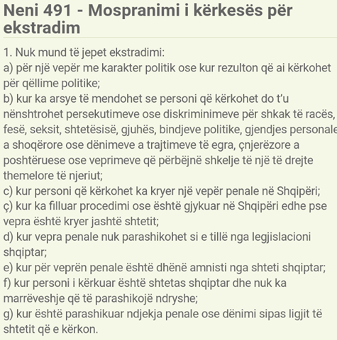 neni 491 si ishte