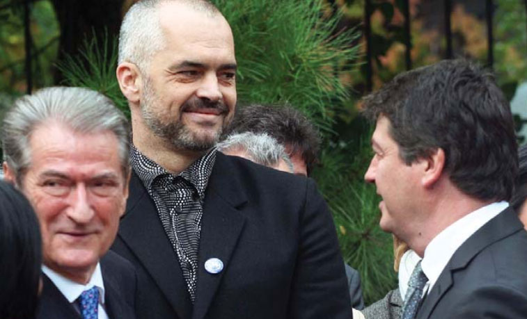 SALI BERISHA, EDI RAMA DHE BAMIR TOP