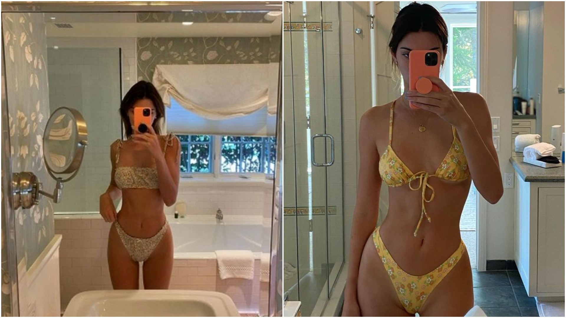 Kendall Jenner Ngre Temperaturat Poston Fotot Seksi E Veshur Me Bikini