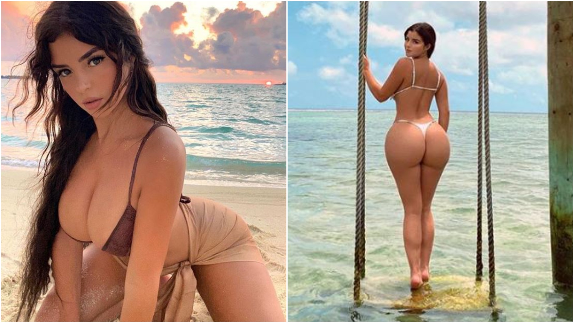 E veshur me bikini nude, Demi Rose mahnit me linjat e pabesueshme trupore  nga pushimet në Maldive – Panorama Plus