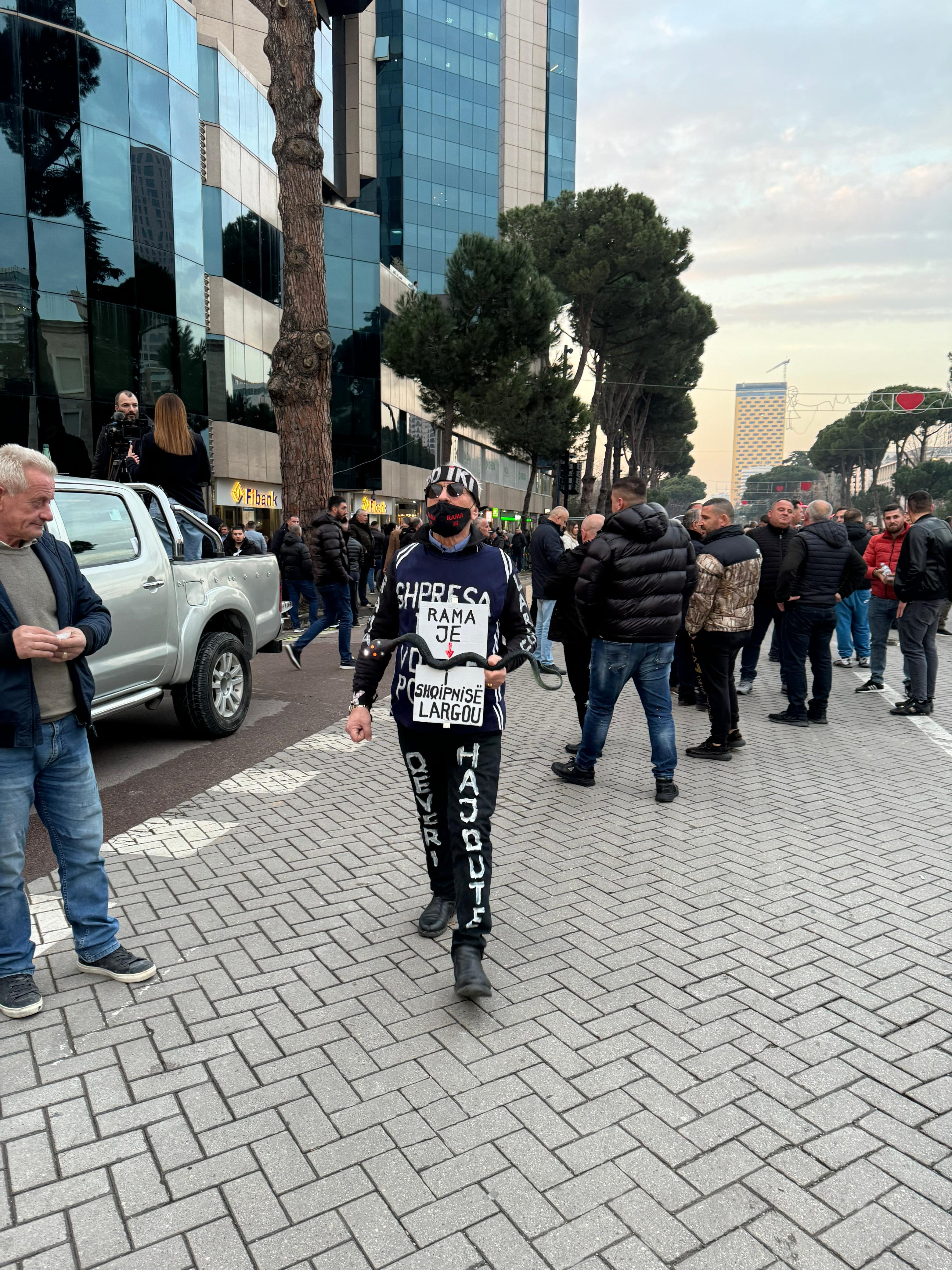 Rama je gjarpri i shqiperise opozita protesta tirane