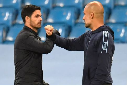 guardiola arteta