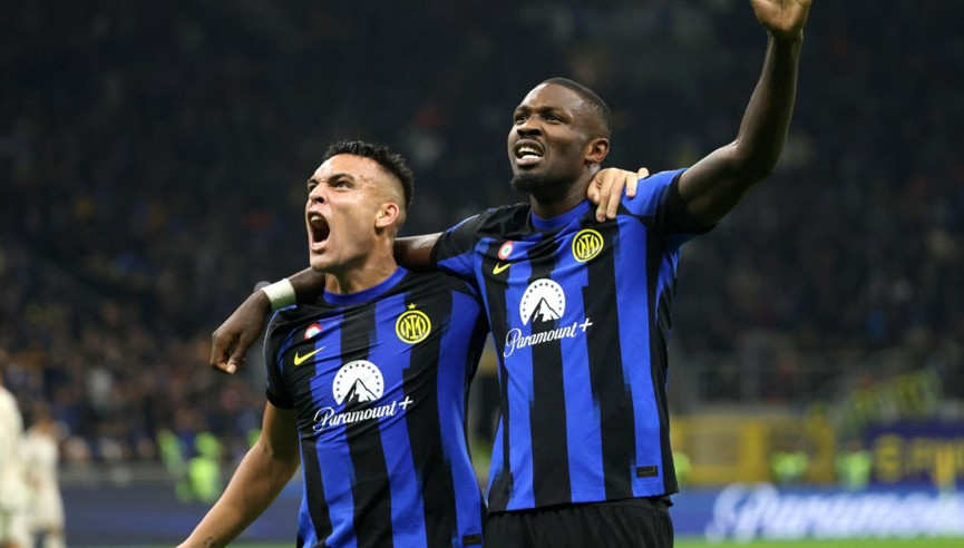 Marcus-Thuram-Lautaro-Martinez-celebrate-Inter