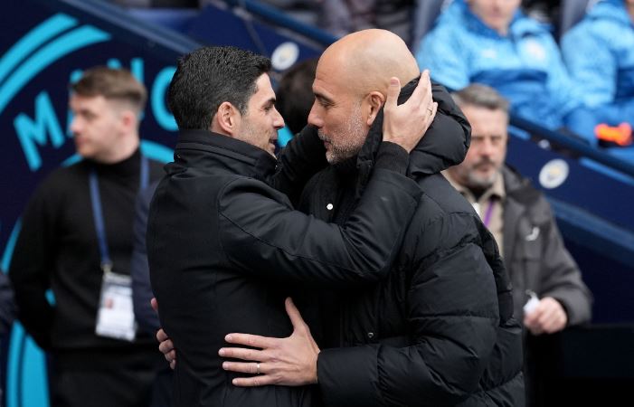 guardiola arteta