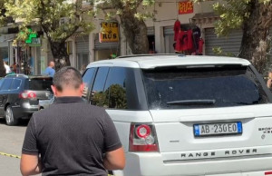 range rover te shtena me arme shkoder Arjon Kajoshi