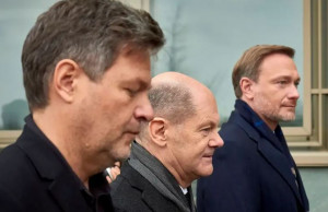 Robert Habeck, Olaf Scholz dhe Christian Lindner