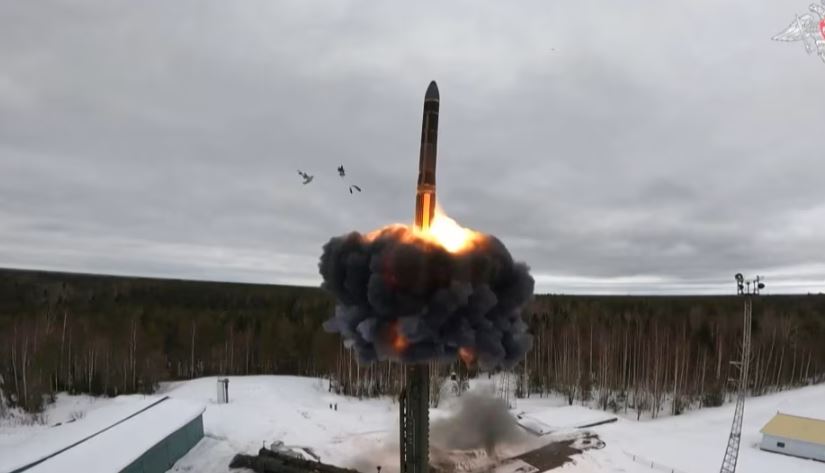 Testimi i raketës balistike ndërkontinentale (ICBM) nga Rusia, mars 2024