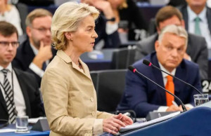 Ursula von der Leyen në Parlamentin Evropian