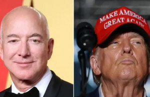 trump bezos