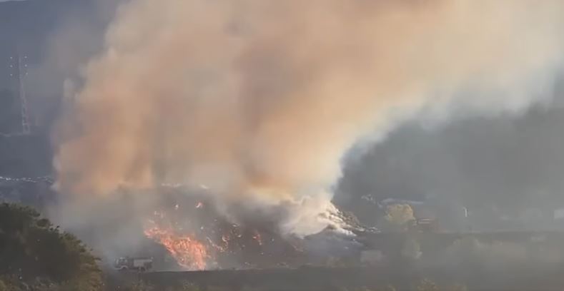 zjarr mbeturina inceneratori i elbasanit3