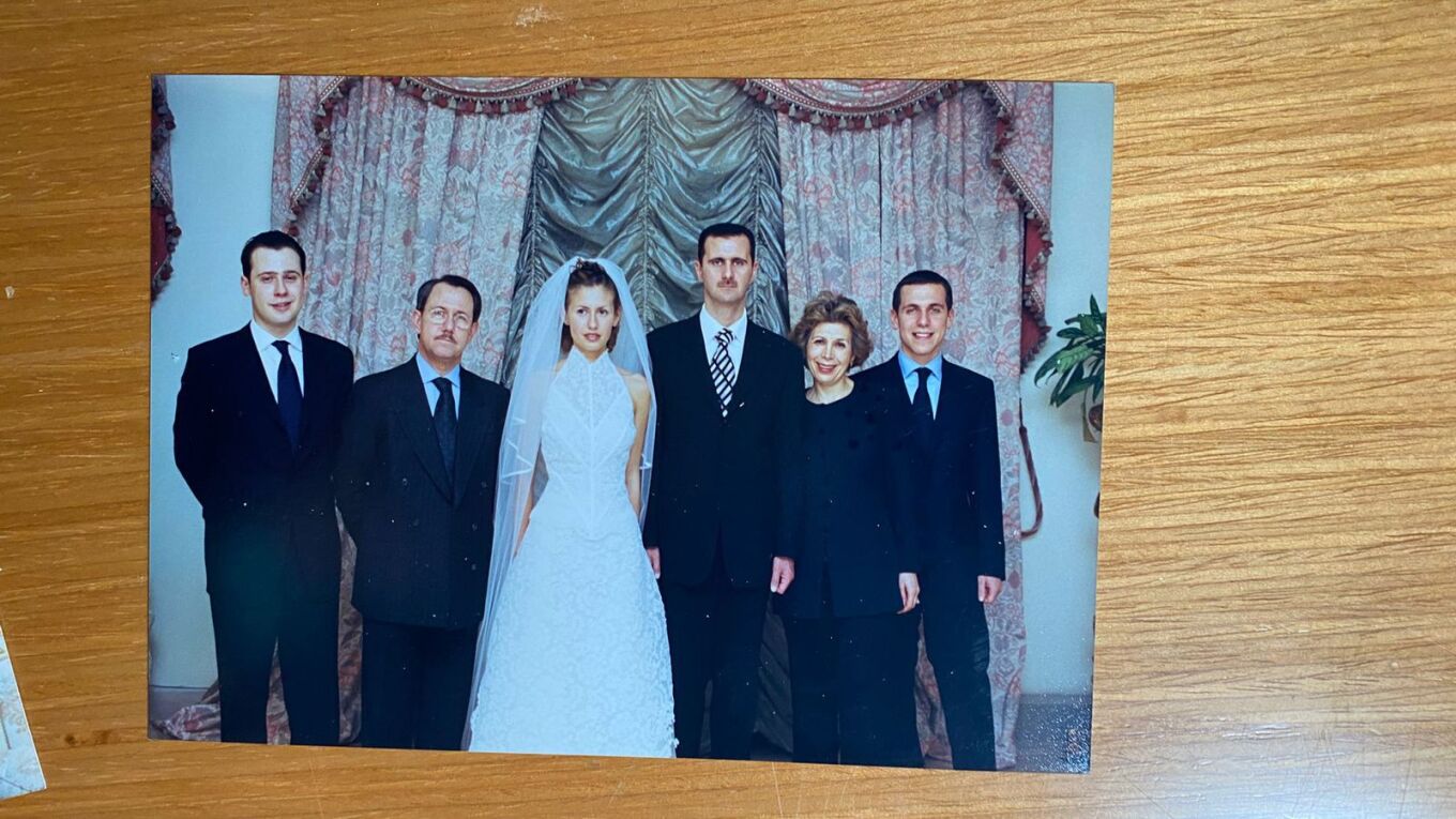 Dasma e Bashar al-Assad - Foto familjare 