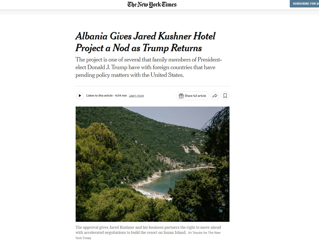 Shkrimi i New York Times